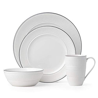 Kate Spade York Avenue 4-Piece Place Setting, 5.50 LB, White