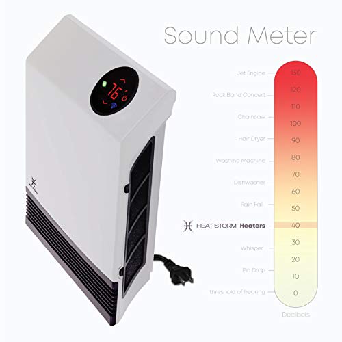 Heat Storm HS-1000-WX-WIFI WiFi Infrared Wall Heater, 1000 Watt