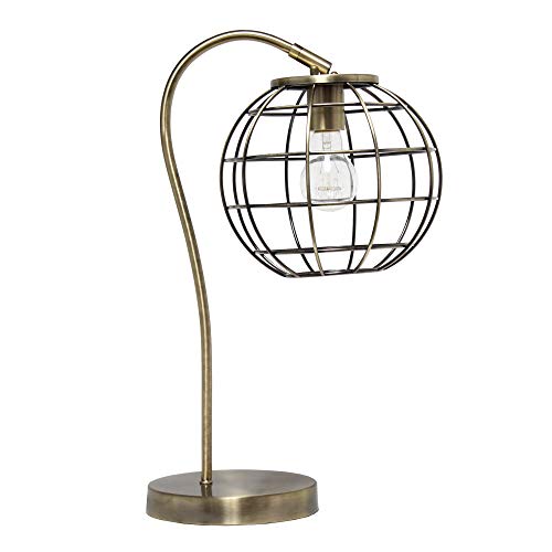 Lalia Home Arched Metal Cage Table Lamp