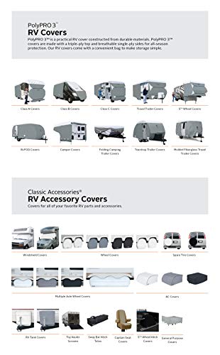Classic Accessories Over Drive PolyPRO 3 Deluxe Class C RV Cover, Fits 29&