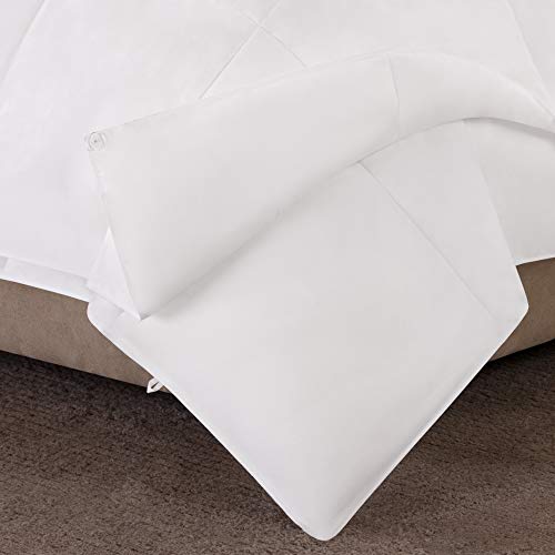 Benton All Season 2 in 1 Down Alternative Comforter White Full/Queen