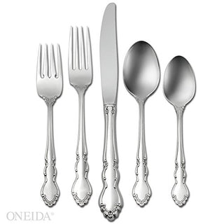 Oneida Dover 20 Piece Fine Flatware Set, Service for 4, 18/10 Stainless Steel