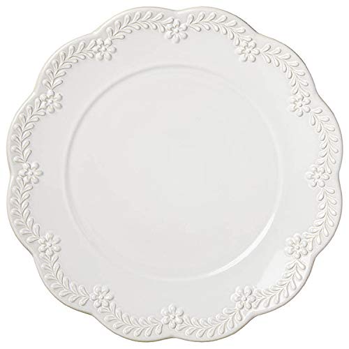 Lenox White Chelse Muse Floral Dinner Plate, 1.83 LB
