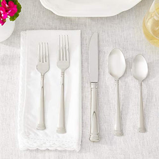 Lenox Eternal 20-Piece Flatware Set, 3.20 LB, Metallic