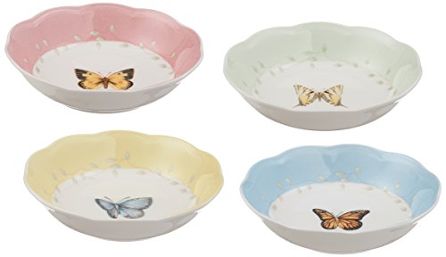 Lenox 806739 Butterfly Meadow 4-Piece Dessert Bowl Set