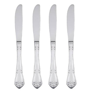 Oneida True Rose Everyday Flatware Dinner Knives, Set of 4