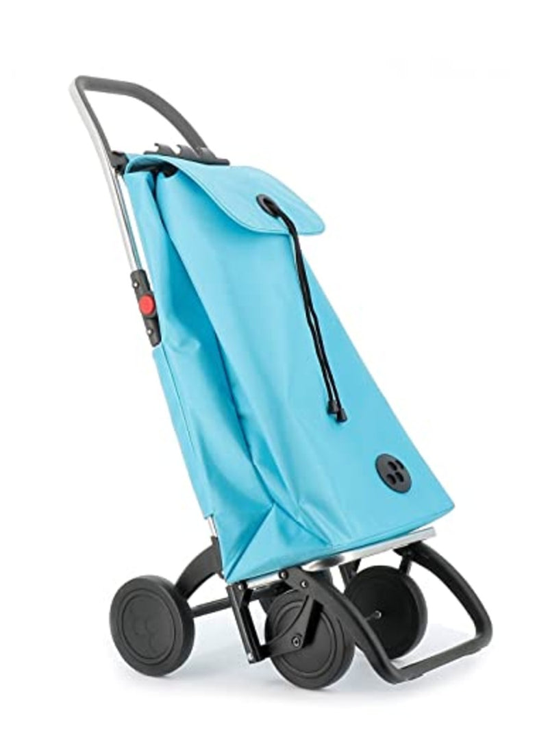 ROLSER I-Max MF 4 Wheel Foldable Shopping Trolley - Light Blue