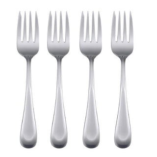 Oneida Satin Sand Dune Everyday Flatware Salad Forks, Set of 4