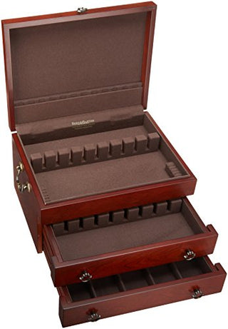 Reed And Barton 43M Bristol Grande Mahogany Flatware Chest