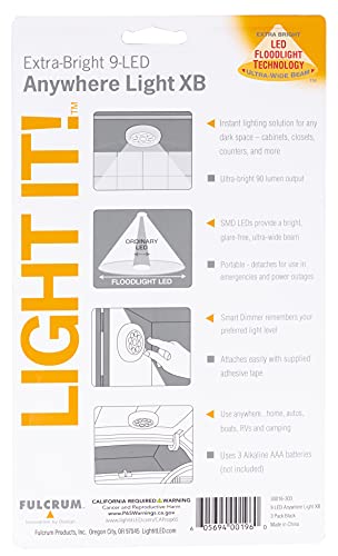 9 LED Lite XB Flashlight 3 Count