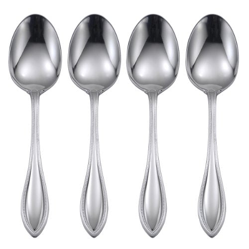 Oneida American Harmony Everyday Flatware Dinner Spoons, Set of 4