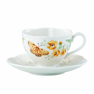 Lenox Butterfly Meadow Fritillary Cup and Saucer Set