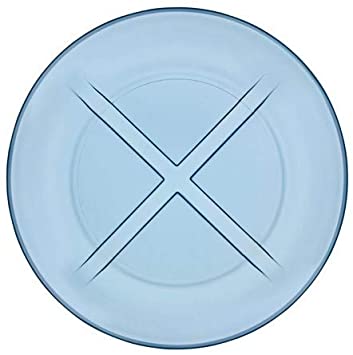 Kosta Boda Bruk 7.67 Inch Salad Plate, Water Blue