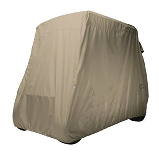 Classic Accessories Fairway Golf Cart Cover, Khaki, Long Roof
