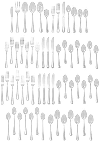 Oneida flatware 62-piece Set for 8 Flatware H081062A Tress Serving Set