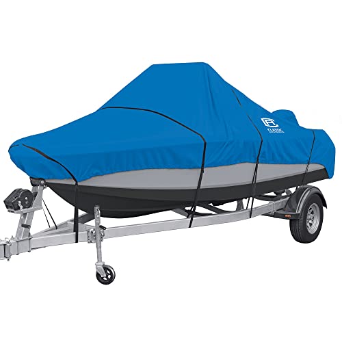 Classic Accessories Stellex Blue Center Console Boat Cover, 20&