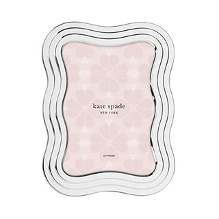 KATE SPADE Silver South Street 5" X 7" Wavy Frame, 1.00 LB