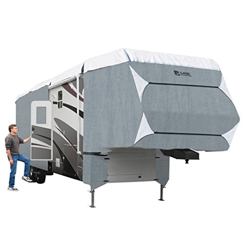 Classic Accessories Over Drive PolyPRO3 Deluxe 5th Wheel Cover or Toy Hauler Cover, Fits 23&