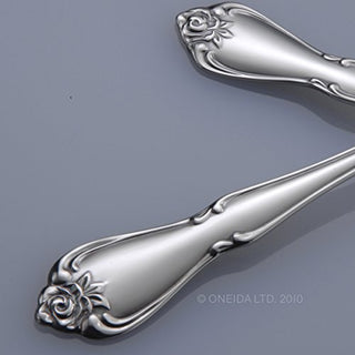 Oneida True Rose 5 Piece Everyday Flatware Serving Set