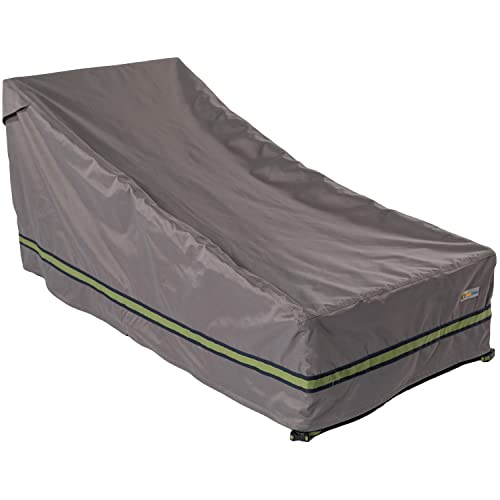 Duck Covers Soteria Waterproof 74 Inch Patio Chaise Lounge Chair Cover, Chaise Lounge Covers Outdoor