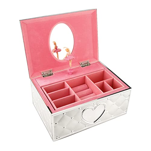 Lenox Childhood Memories Musical Ballerina Jewelry Box, 2.35 LB, Metallic