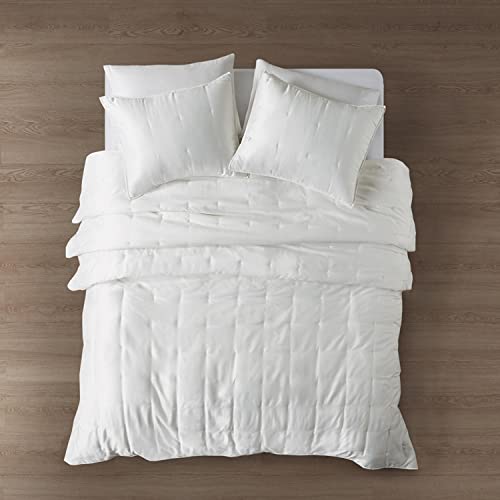 Beautyrest Polyester Charmeuse Quilt Mini Set with Ivory