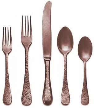 5 Pcs Place Setting Epoque Pewter Bronzo
