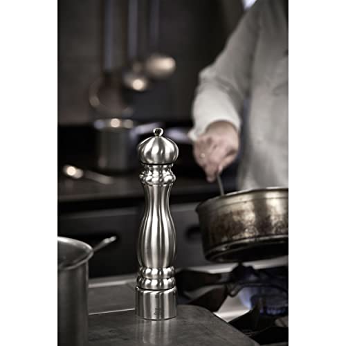 Peugeot Paris Chef Stainless Steel 22cm - 8 3/4" Pepper Mill
