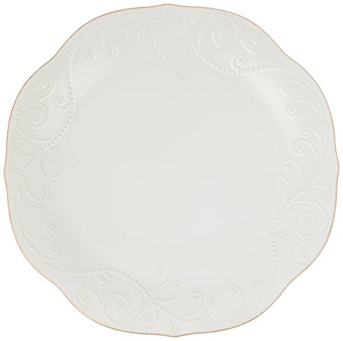 Lenox French Perle Dinner Plate, White