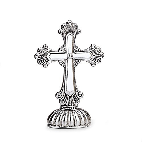 Reed And Barton Abbey Silverplate Standing Cross, 1.05 LB, Multi