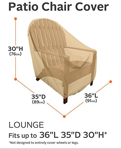 Classic Accessories Terrazzo Patio Lounge Chair Cover, Patio Furniture Covers
