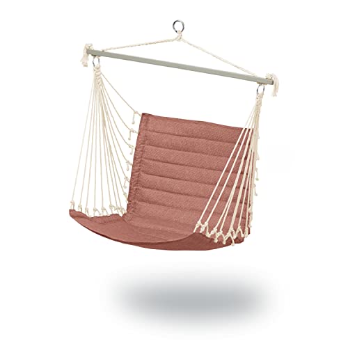 Duck Covers Weekend Quilted Hammock Chair, 27 x 49 x 39.5 Inch, Cedarwood