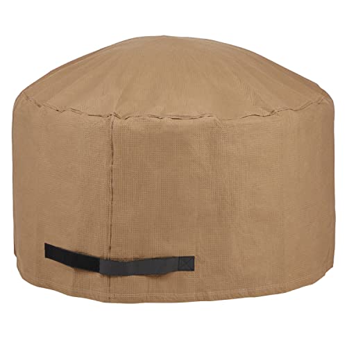 Duck Covers Essential Water-Resistant 42 Inch Round Fire Pit Cover, Outdoor Firepit Cover