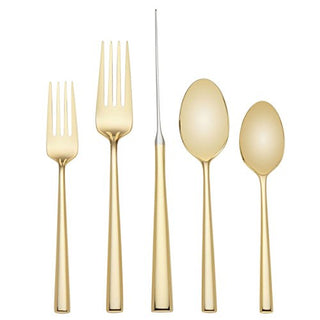 Kate Spade New York 859867 Gold Malmo 5 Piece Flatware Set