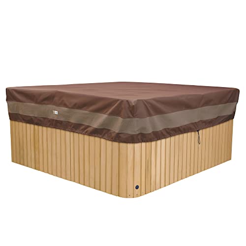Duck Covers Ultimate Waterproof 94 Inch Rectangle Hot Tub Cover, Outdoor Spa Cover