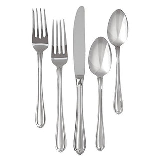 Gorham Frosted Melon Bud 45-Piece Flatware Set, 7.70 LB
