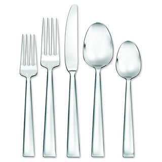 Hampton Forge Brocade Dinner Set, Silver