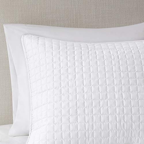 Otto 3 Piece Coverlet Set White Full/Queen
