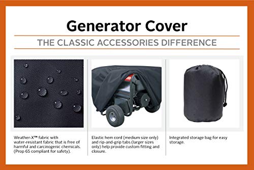 Classic Accessories Generator Cover, Fits 17,500 Watt Generators, XX-Large