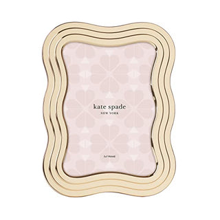 KATE SPADE Gold South Street 5" X 7" Wavy Frame, 1.00 LB