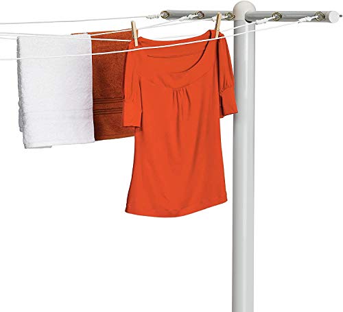 Honey-Can-Do DRY-01452 5-Line T-Post Outdoor Line