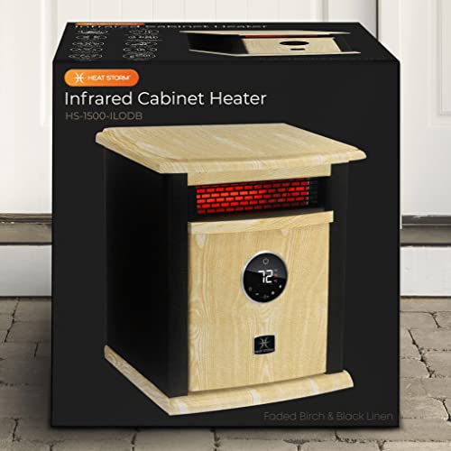Heat Storm HS-1500-ILODB Cabinet Heater, Black