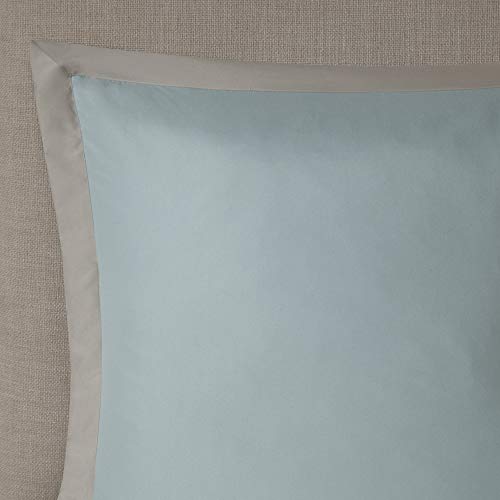 Cozy Comforter Set - Transitional Damask Design, All Season Down Alternative Bedding with Matching Shams, Decorative Pillow, Shawnee-Seafoam Queen(90"x90") 8 Piece