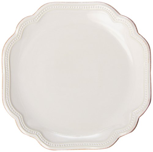 Lenox White French Perle Bead Accent Plate, 1.25 LB