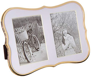 Kate Spade Gold Crown Point Double 5" X 7" Frame, 2.55 LB