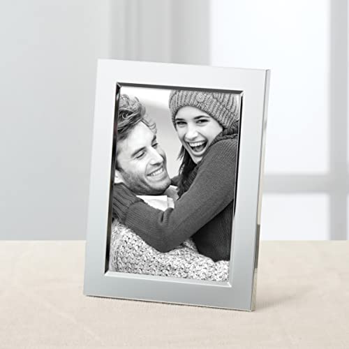 Reed & Barton Classic Channel 5 x 7 Inch Silverplated Picture Frame