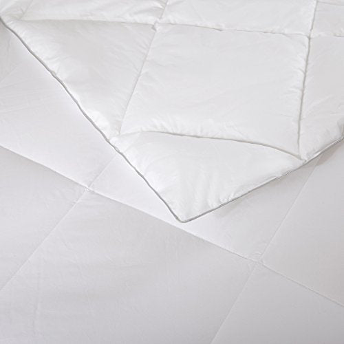 MADISON PARK SIGNATURE MPS10-101 1000TC Cotton Blend Down Alternative Comforter Cal King White, King/California King
