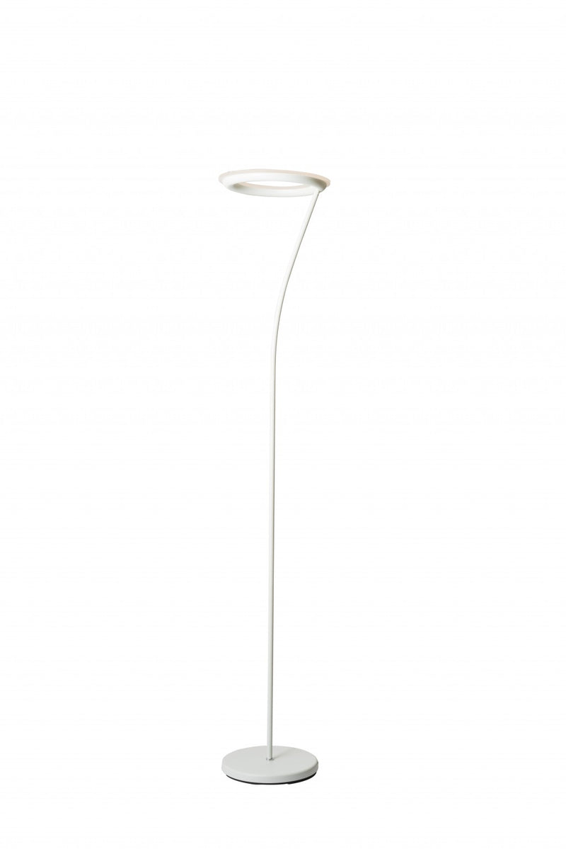 Home Outfitters 73" White LED Torchiere Floor Lamp