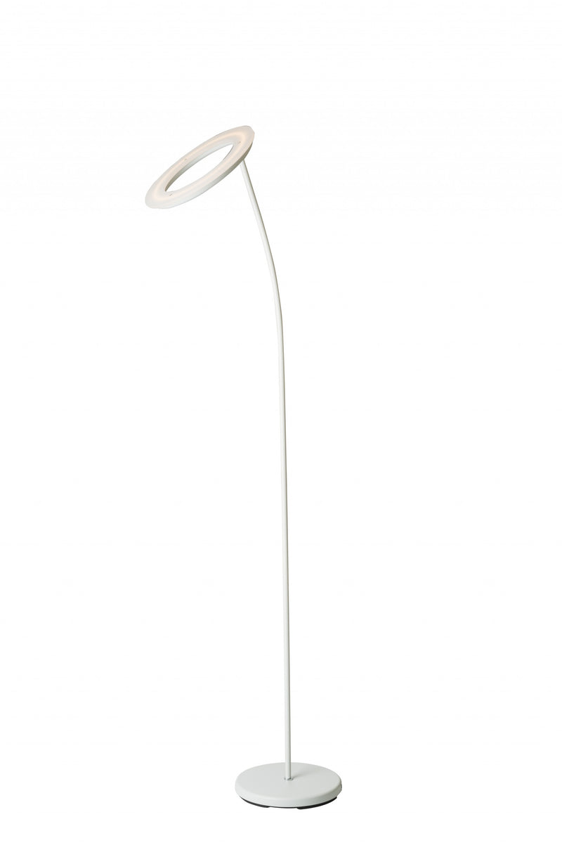 Home Outfitters 73" White LED Torchiere Floor Lamp