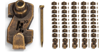 HangZ Gallery 10lb Picture Hooks (50-Pack) Value Pack home-place-store.myshopify.com [HomePlace] [Home Place] [HomePlace Store]